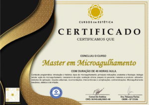 Certificado Microagulhamento colageno